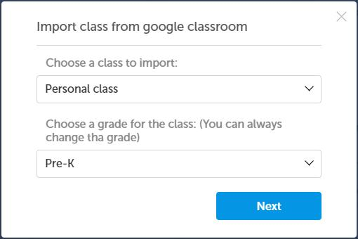 kidsacademy class configuration