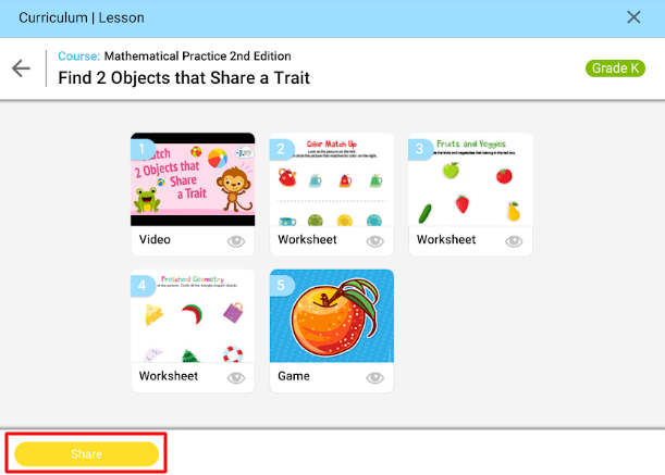 kidsacademy lesson