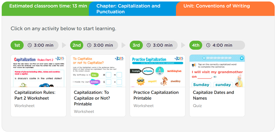 capitalization lesson 2