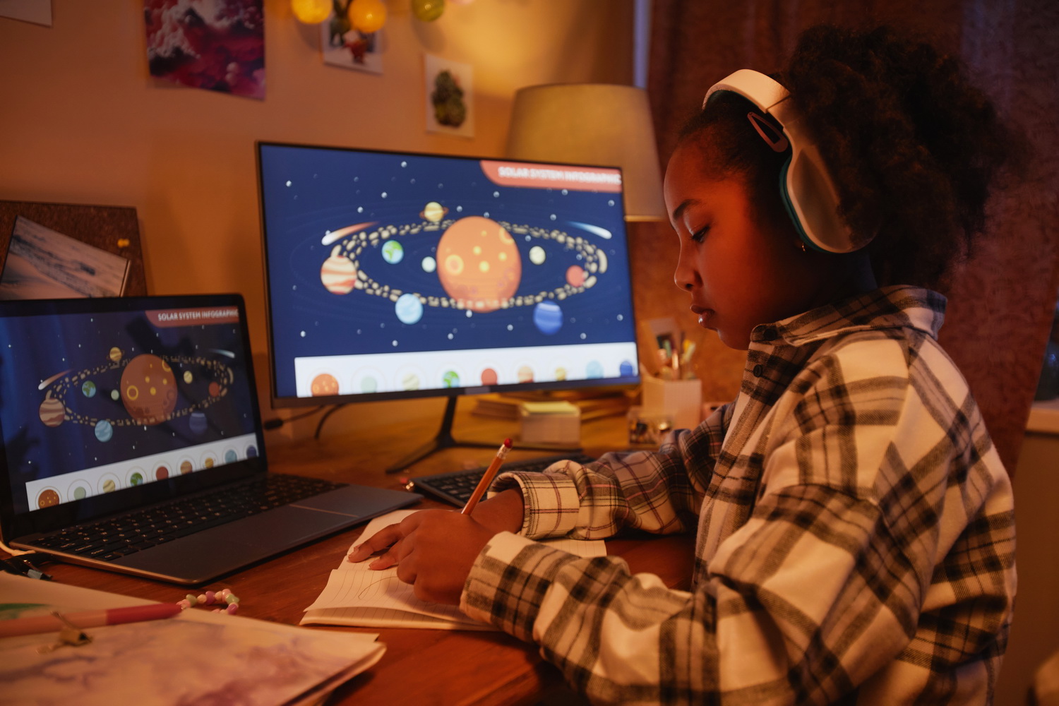 Daily Knowledge Boost with Kids Academy: Learning About Space in First Grade image