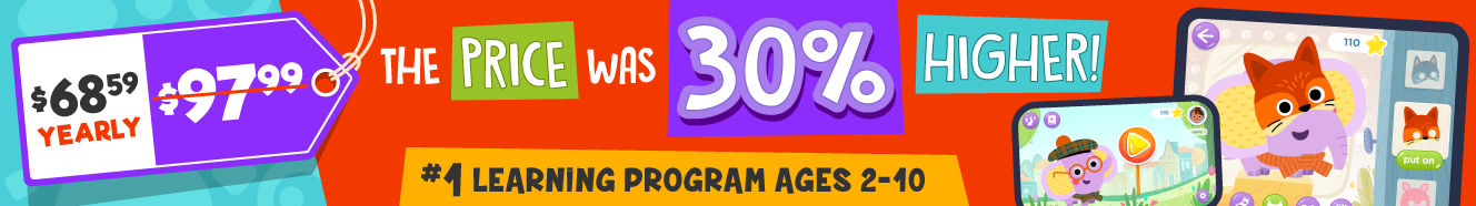 yearly 30 off kids academy banner