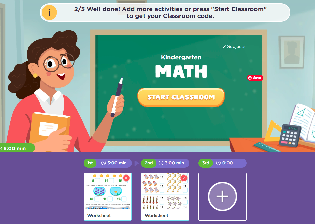 count to 20 online lesson