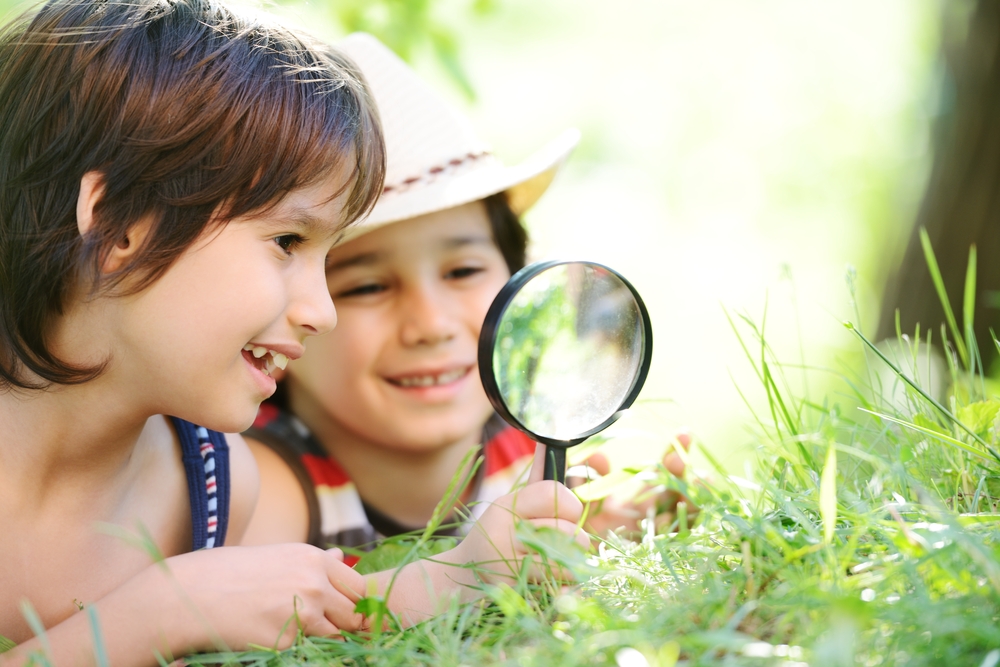 Children exploring