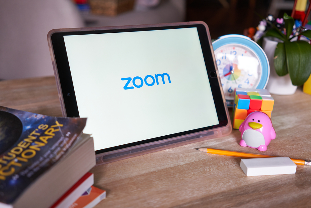 tablet with zoom