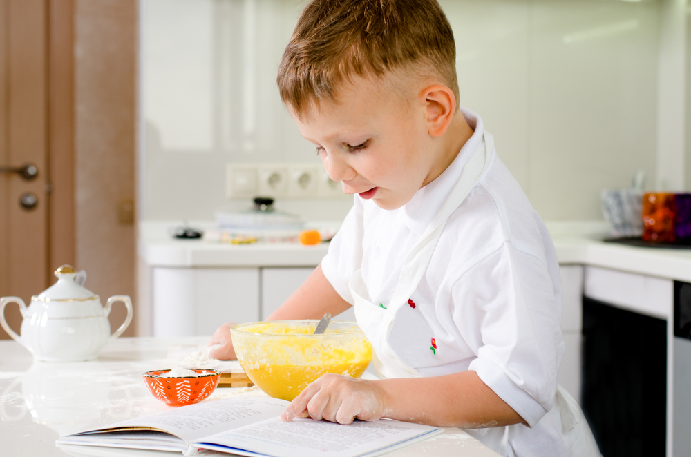 Child cooking