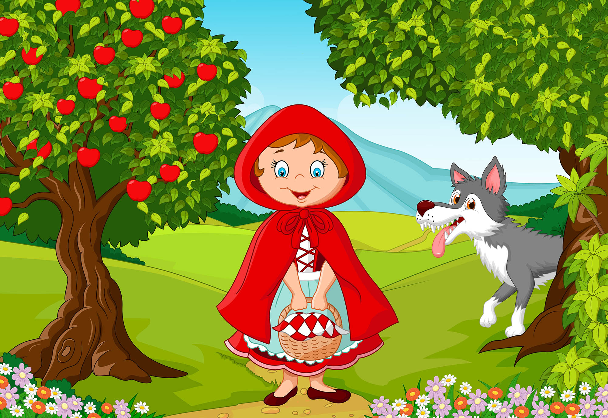 computer Bygge videre på skrive et brev The Story of The Little Red Riding Hood | Article