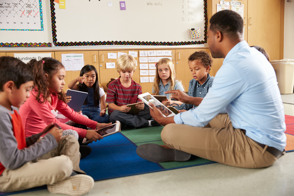 children in the classroom