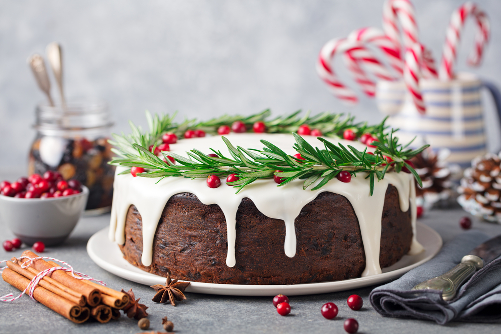 Christmas cake.