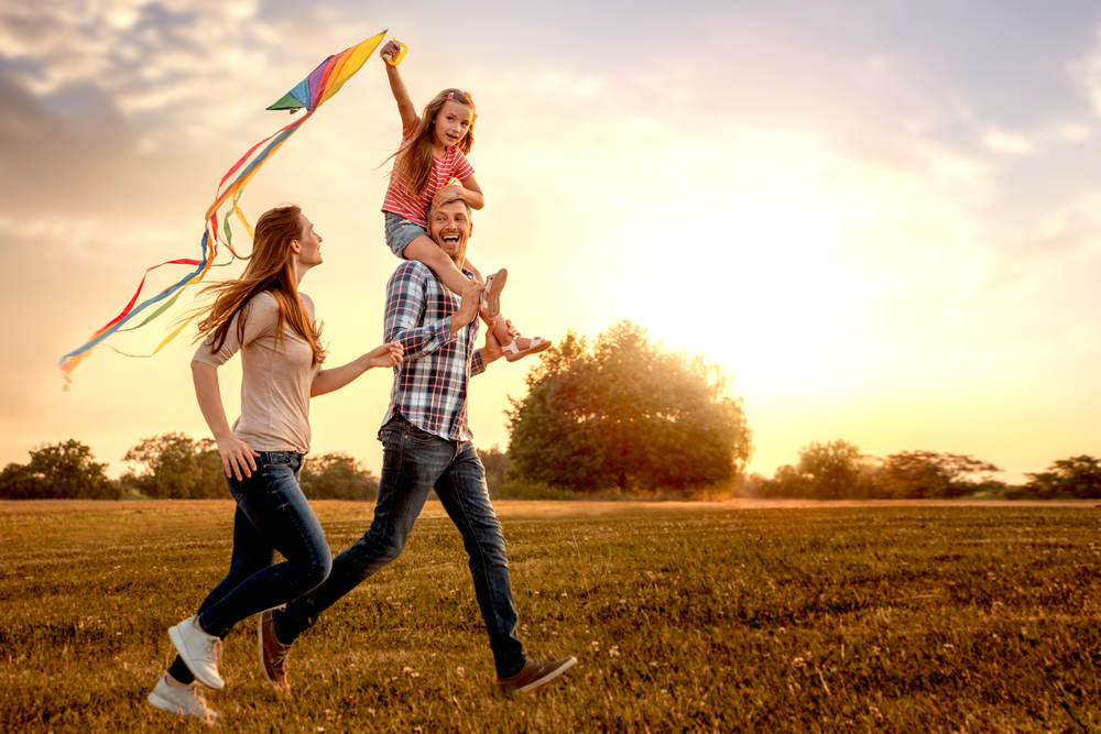 family outdoor running activities