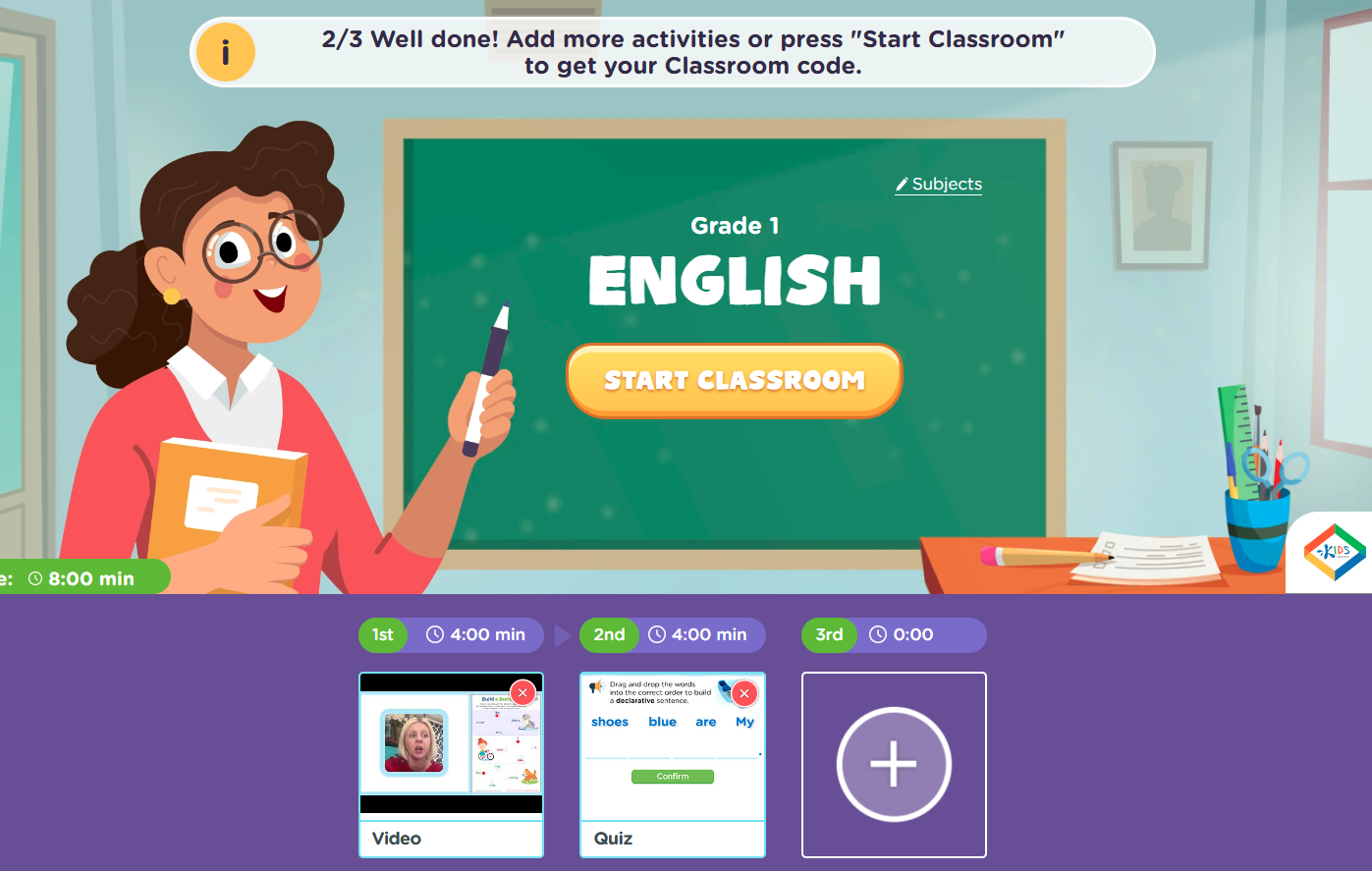 lesson on types of sentences for grade 1