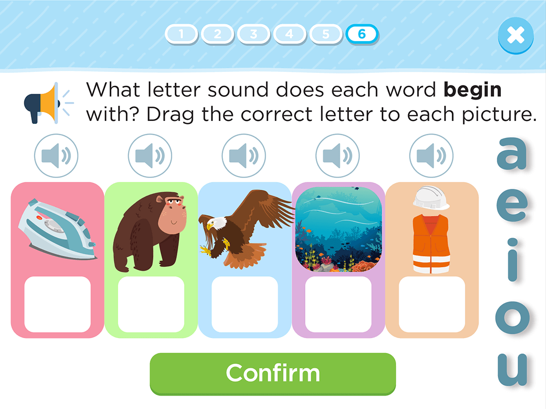quiz on initial long vowels for grade k