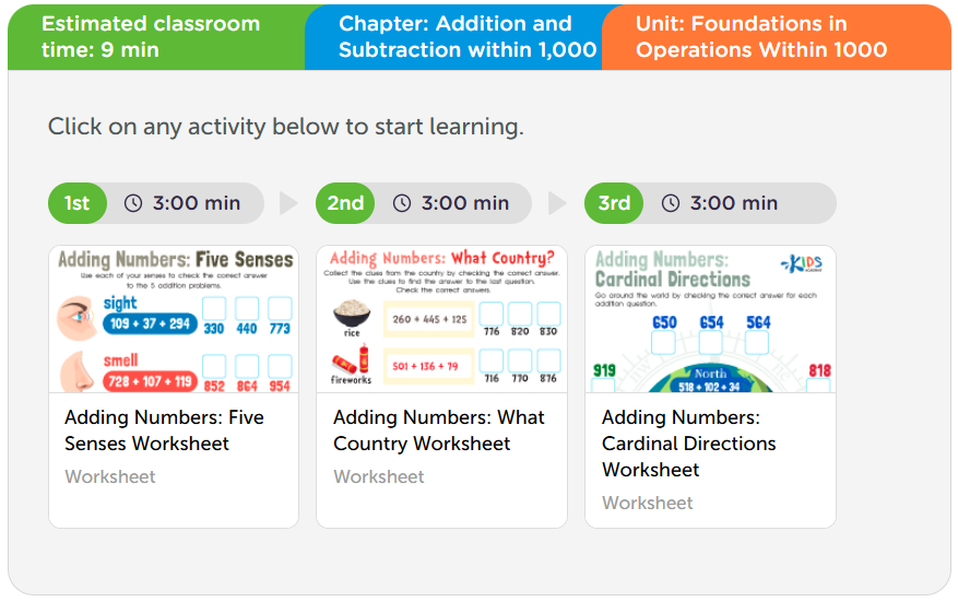 lesson on addition and subtraction within 1000 for grade 2