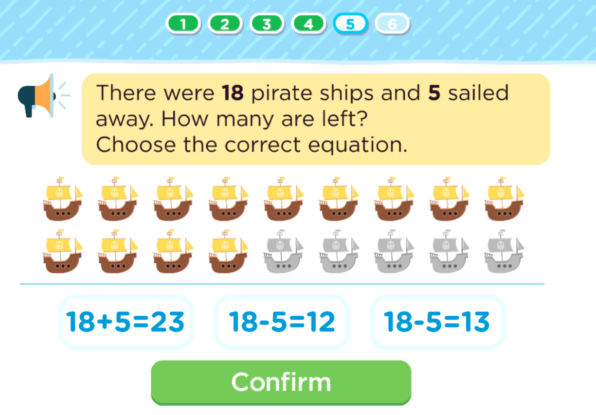 Image of an Addition and Subtraction quiz card