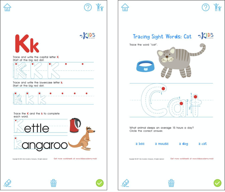 dotted line worksheets