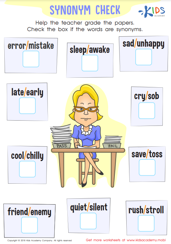 Synonyms Words - The same meaning Words - Download PDF