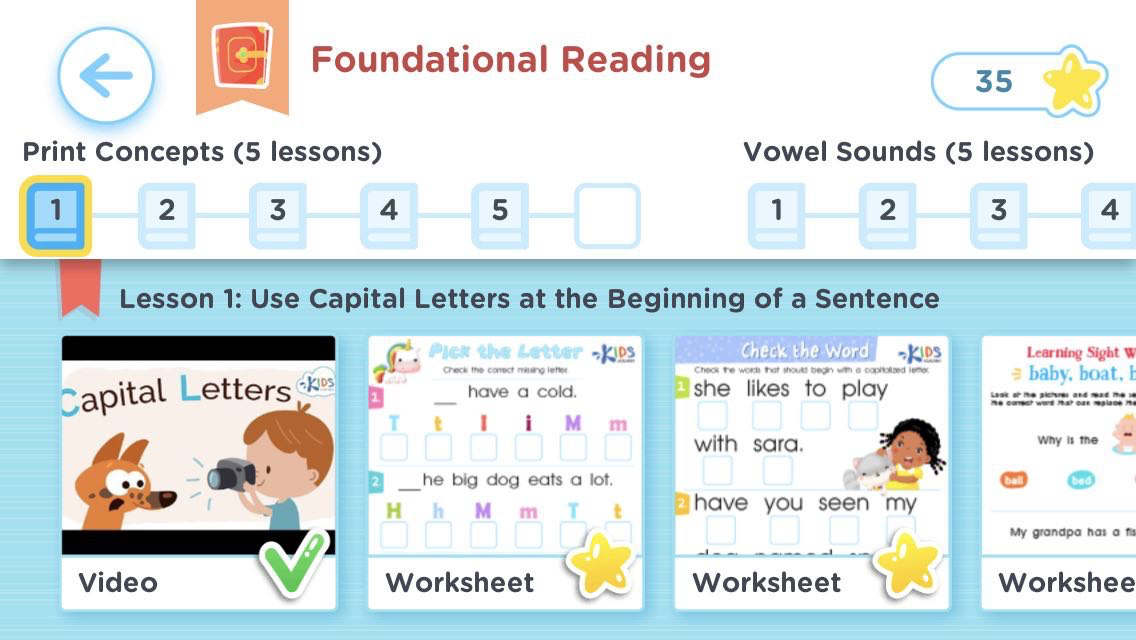 foundation reading lessons