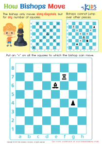 King and Queen Mate Strategy: Part 2 Worksheet for kids