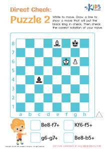 Chess Pieces Quest Worksheet: Free Printable PDF for Kids in 2023