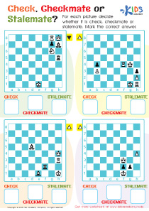 Check. Checkmate or Stalemate? Worksheet