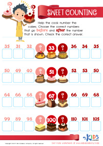 Sweet Counting - Part 1 Worksheet