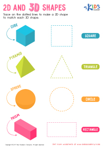 2D Shapes Worksheets image