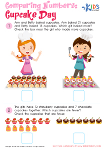 Cupcake Day Worksheet