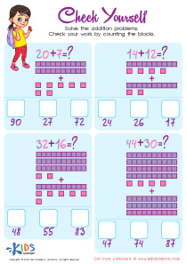 Easy Grade 1 Math Worksheets image