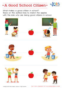 Extra Challenge Kindergarten Social Studies Worksheets image