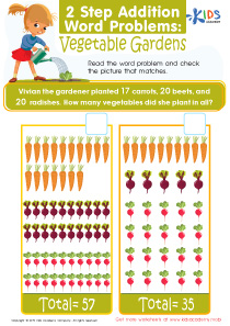 Vegetable Gardens Worksheet