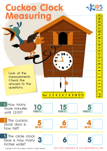 Cuckoo Clock Measuring Worksheet