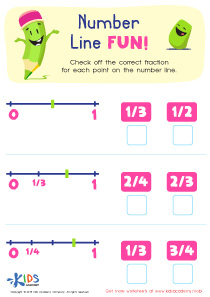 Number the Line Fun Worksheet