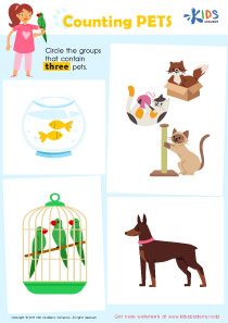 Counting Pets Worksheet