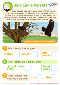 Bald Eagle Parents Worksheet