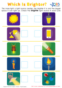 Which Is Brighter? Worksheet