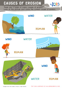Causes of Erosion Worksheet