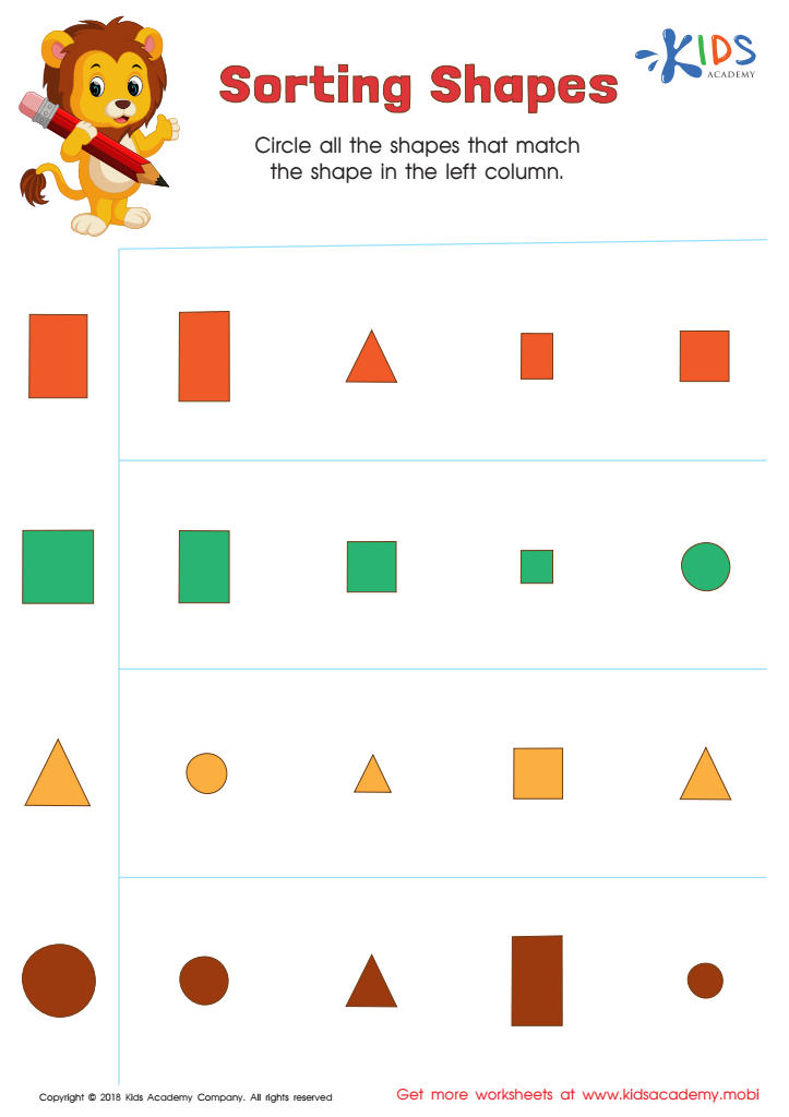 sorting shapes 2