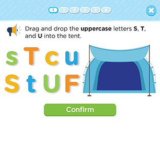 Identifying Uppercase Letters S-Z