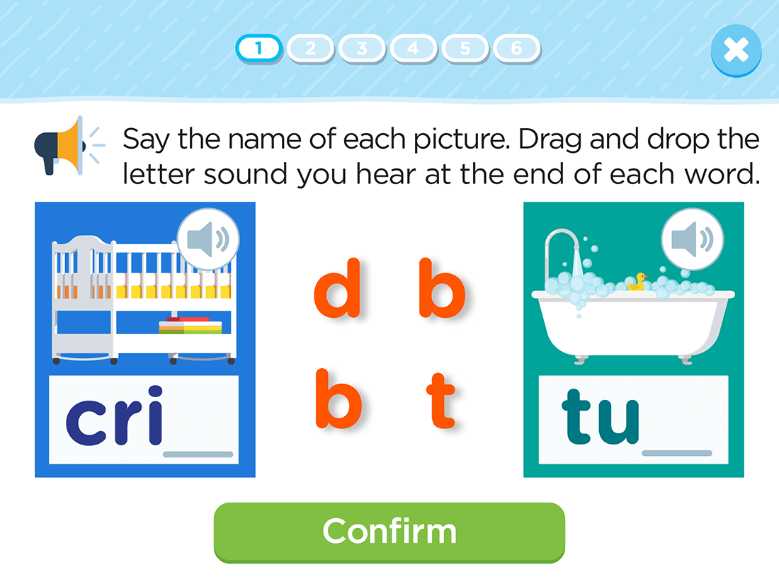 Final Consonants: B, T, D, L, R, W