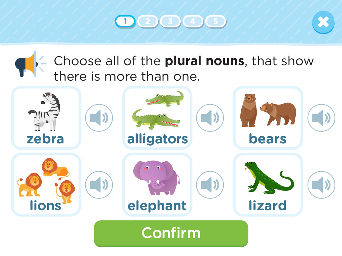 Regular Plural Nouns