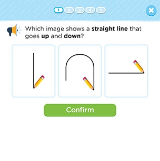 Identify Curved and Straight Lines