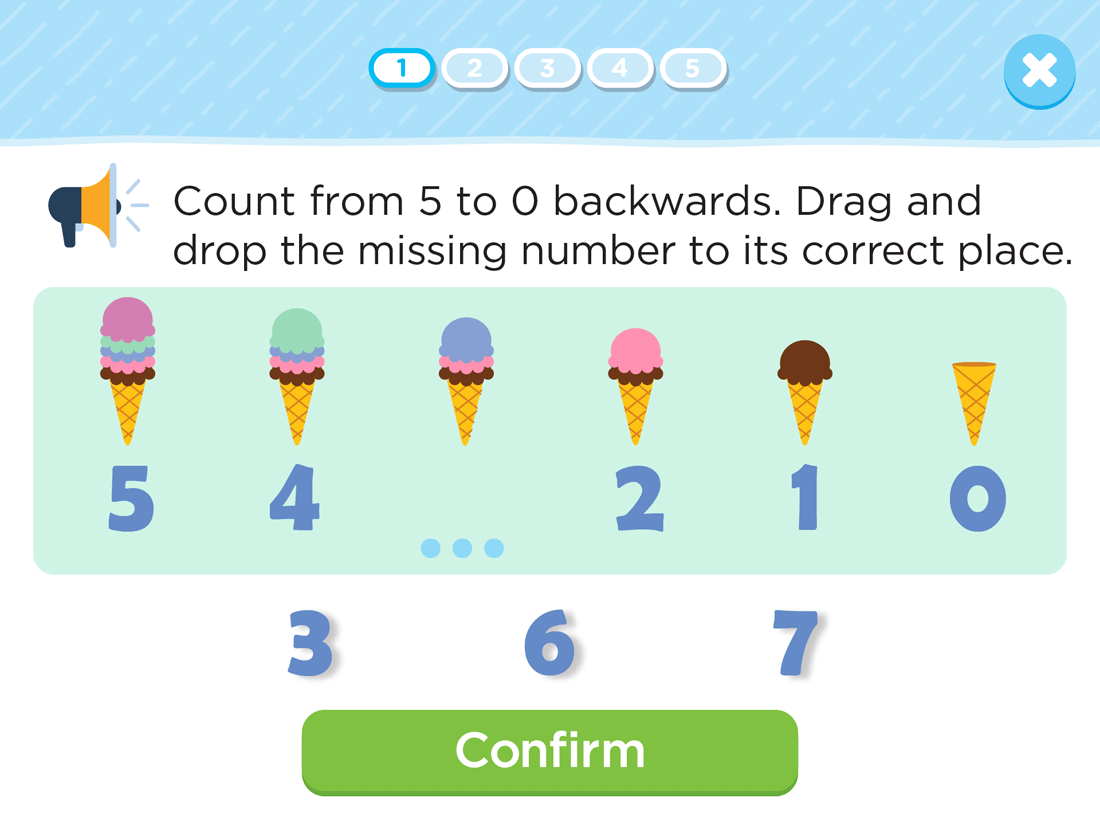 Count Backwards to Find 1 Less