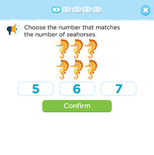 Count and Match Groups of 6 and 7, using visuals and fingers