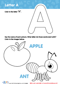 Online ABC Letters Worksheets With Answer Keys image