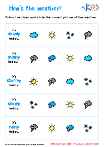 How’s the Weather Printable Worksheet