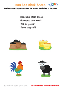 Extra Challenge Preschool Reading Worksheets image