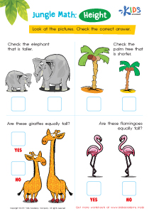 Which Is Taller Worksheet