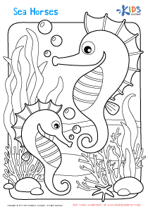 Great Hornbill – Coloring by Numbers worksheet