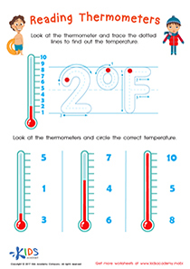 Reading Thermometers Printable