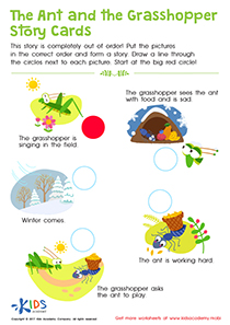 The Ant and The Grasshopper Worksheet
