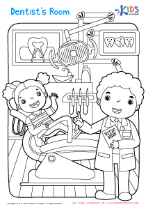 Dental coloring page